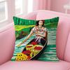 Mexican B-Bingo Lottery Pillow Case Natural Linen Organic Fabric Double-Sided Printing Sofa Home Decor Gift Cushion Cover