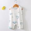 Zomer Romper Baby Koreaanse Stijl - Mouwloos Cartoon Katoenen Bodysuit