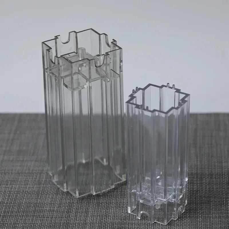 1PCS Handmade DIY Building Block Strips Mould Restaurant Household Decoration Candle Mold Gypsum Ornaments Molds Good Looking