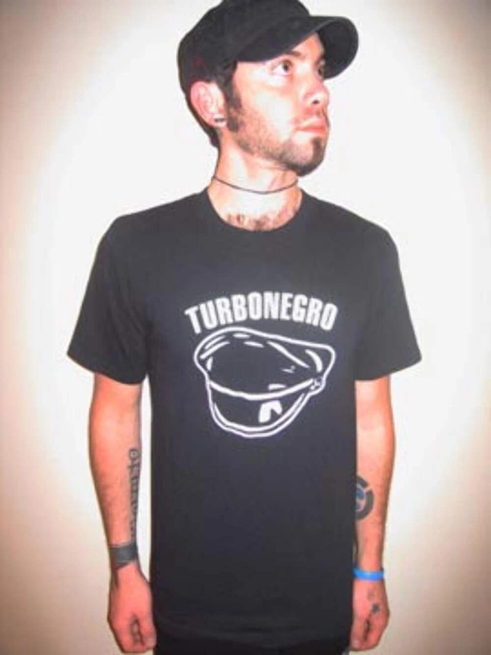 Turbonegro Hat T-Shirt – Norwegian Punk Rock Band Tee 4XL