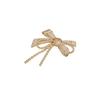 Rhinestone Bowknot Brooch Pins for Women Metal Alloy Elegant Bow Tie Suit Clothing Coat Jewelry Party Accessories Gifts