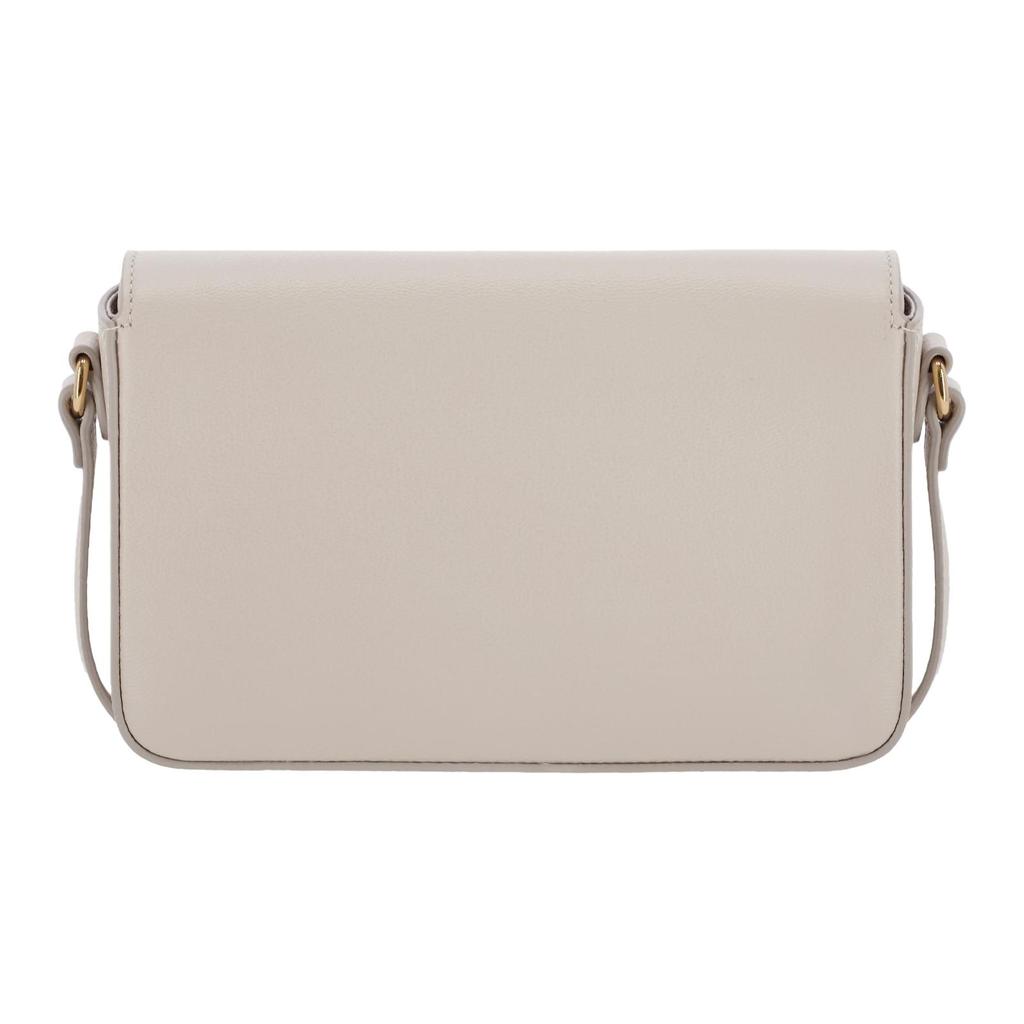 Burberry Letter Logo Adjustable Shoulder Strap Calfskin Shoulder Bag Women shoulder bag Beige 81053761