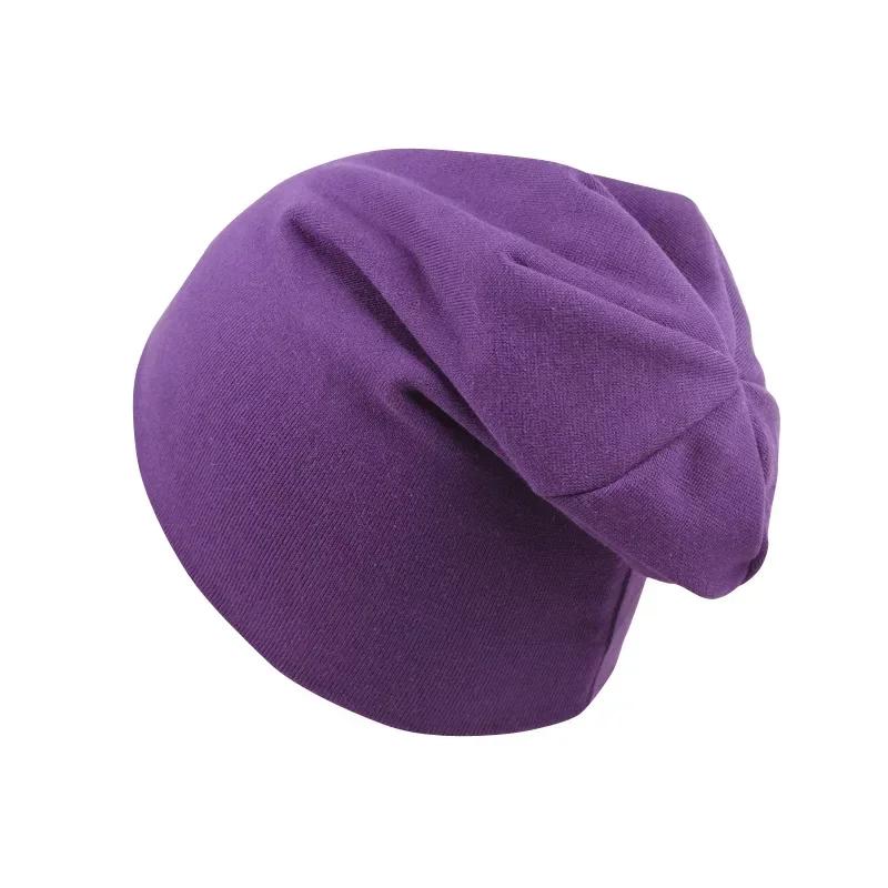 0M-4Y New Baby Street Dance Hip Hop Spring Autumn Hat Scarf for Boys Girls Knitted Cap Winter Warm Solid Color Children
