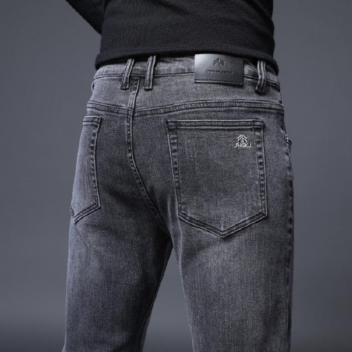 Herbst und Winter Neue Jeans Herren Slim Small Straight Young Business Casual Four Seasons Trend Hose
