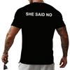 Let Me Ask My Wife, She Said No T-Shirt Funny Saying Shirt Gift for Husband Unisex Casual Short Sleeve Graphic Tee Tops