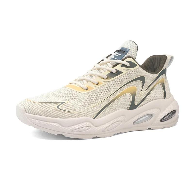 Mesh Breathable Men's Casual Shoes New Comfortable and Versatile Sports Shoes Lightweight and Trendy Running Shoes Sneakers Men