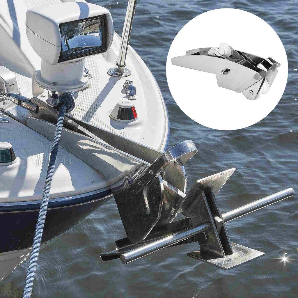 New Marine Anchor Roller Boat Bow Anchor Roller 316 Stainless Steel 7.5‑15KG (420mm/16.5in) for Marine Ship Hardware Accessory