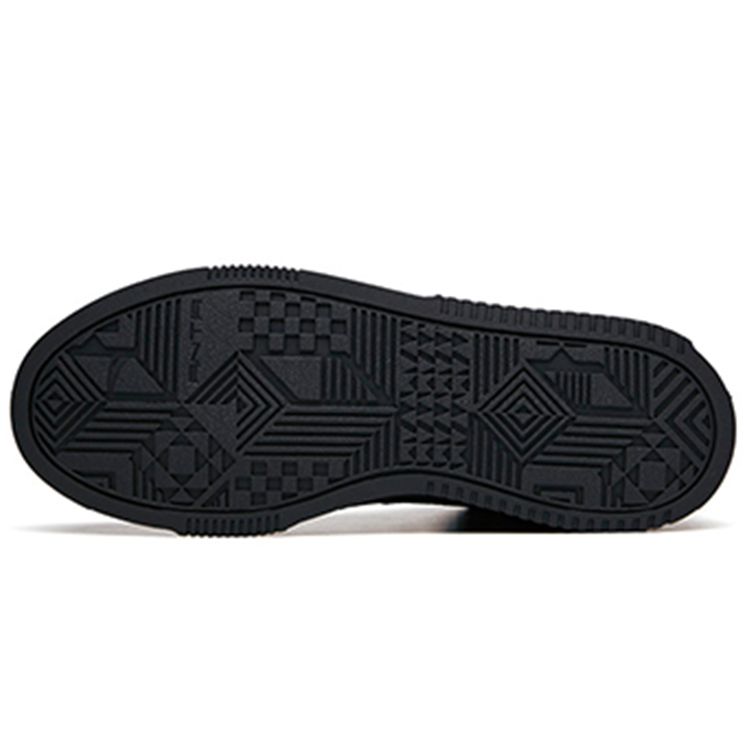 Anta Lifestyle Serie Verschleißfeste Rutschfeste High-Top Sneaker Damen Sneaker Schwarz 922138011-5