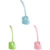 Durable Toilet Brush Set With Plastic Handle For Effective Bathroom Cleaning