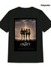 [Grafik-T-Shirt] Schwarzes Sommer-Basic Lässiges T-Shirt mit Rundhalsausschnitt | Grafik-T-Shirt mit Filmplakat-Print von "The Craft"