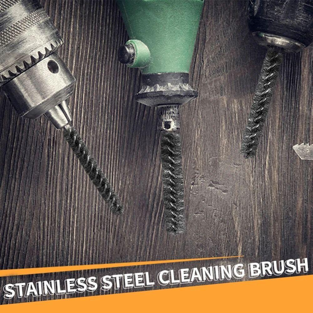 6/8/10/12/14Pcs Washing Polishing Tools Twisted Wire Borebrush  for Power Drill Impact Driver