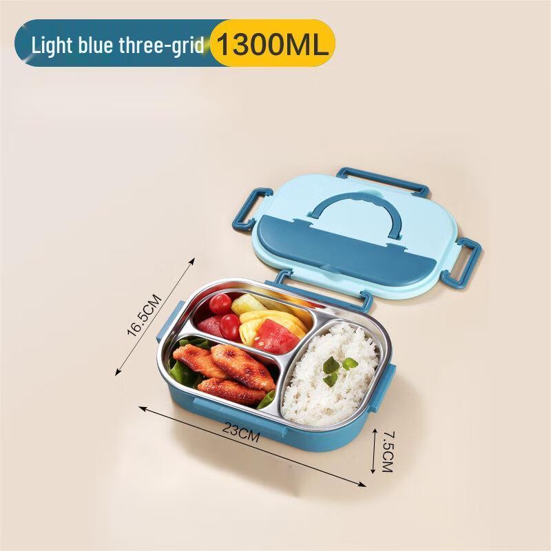 Qianxing 304 Stainless Steel Divided Kids Lunch Box