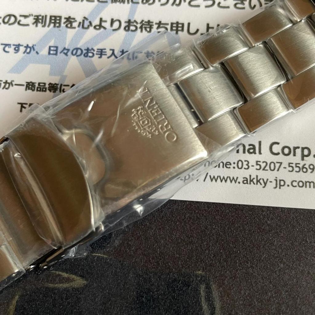 Used New Unused Orient Mako 40 Genuine Belt Removed from RN-AC0Q14L