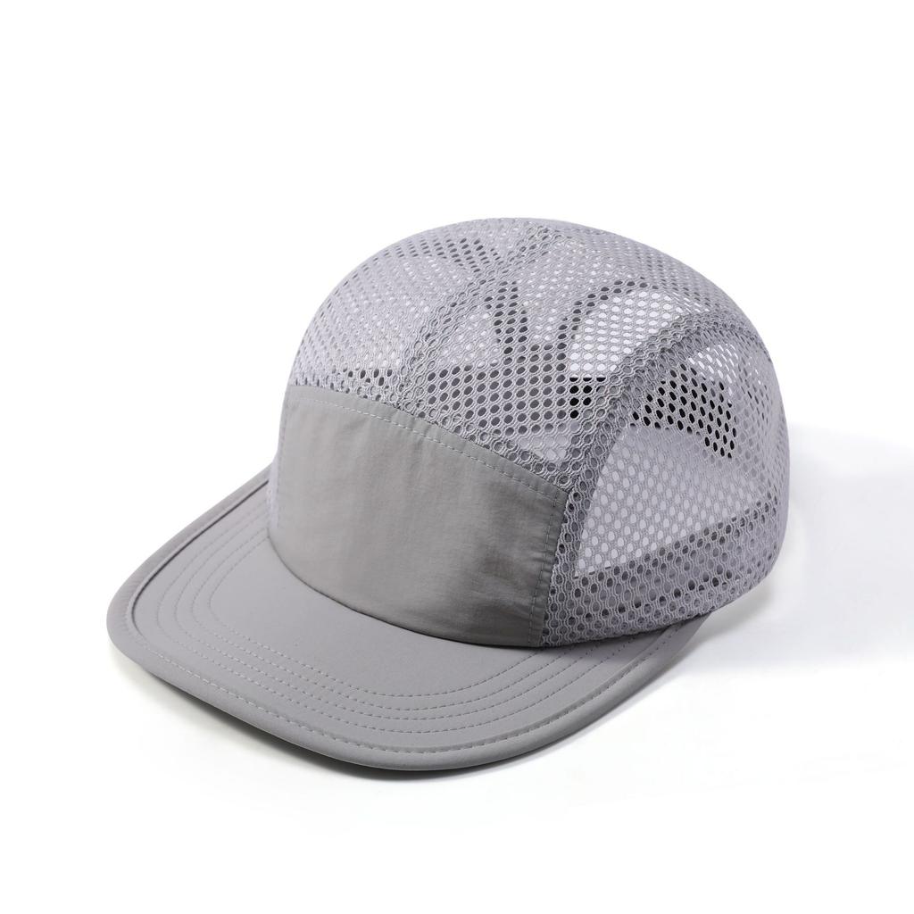 Ultralight 5 Panel Mesh Caps Quick Drying Breathable Outdoor Sports Caps For Mtb Cycling Trail Running Marathon Baseball