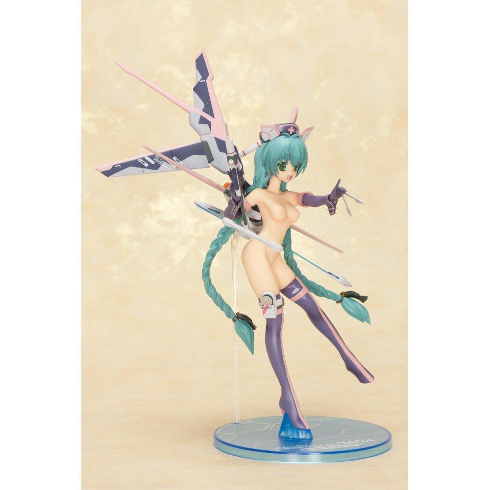Swimsuit Mecha Nurse Girl Nana Berry Mint Megami Magazine Creators Illustrated by Eiji Komatsu scale PVC painted finished "School -Dark ver.-" Vol.8