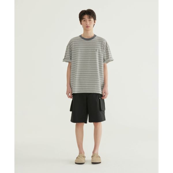 COVERNAT Comfortable Casual Minimalist Skin-Friendly Breathable Fashion Windproof Design Cargo Shorts Men shorts CO2602SO04BK