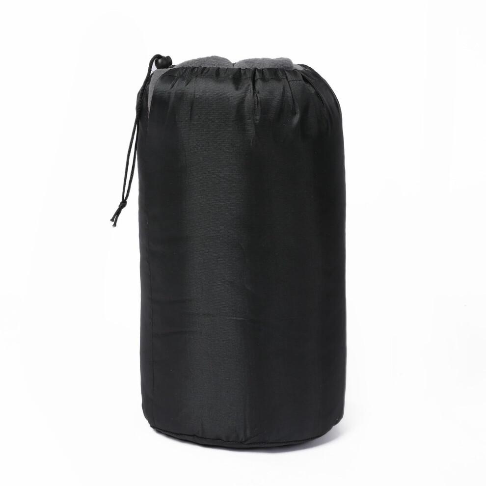 Outdoor Picnic Blanket Waterproof Quilted Fleece Stadium Blanket with Warm Polar Fleece Lining and Carry Sack