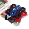 10 mètres 3 mm Cordon en Cuir Véritable Tressé Cordon Rond Coloré en Cuir Cordelette Pour Fabrication de Bijoux Collier Bracelet Apprêts