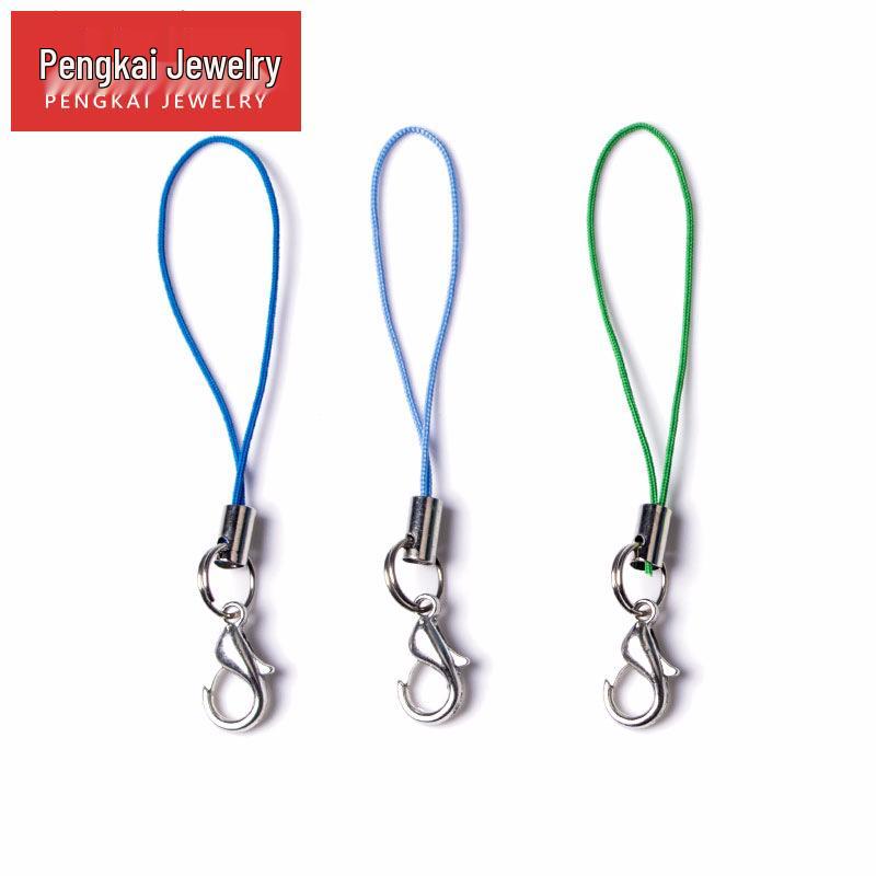 DIY šperky doplňky: 303 Karabina s dvojitým kroužkem šňůrka na mobilní telefon