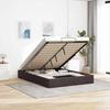 VidaXL Ottoman Bed Frames Without Mattress Dark Brown 140x200 Cm Fabric, Bed Frame, Upholstered Bed Frame, Bed Frame 3310885