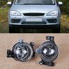 2pcs Black Left +Right Side Fog Lights Lamp H8 55W 12V Fit for Ford Focus 2005 2006 2007 3M51-15K201-AA 3M51-15K202-AA
