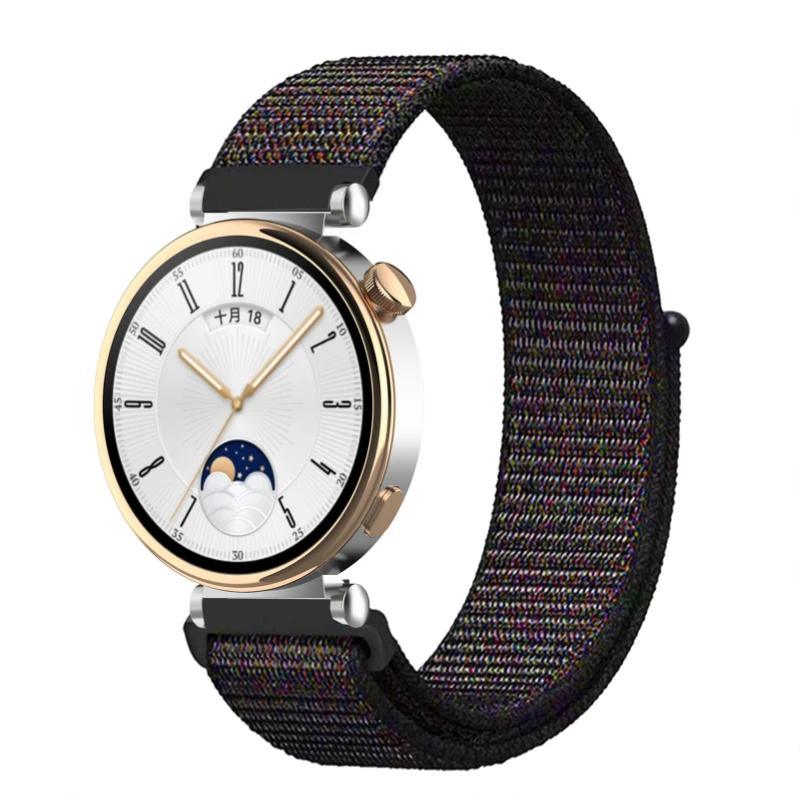 

18mm 20mm 22mm Nylon Strap for Huawei Watch GT6/5/4 46mm 41mm GT6Pro Bracelet Correa for Huawei Watch 5/GT5 Pro 42mm Accessories 18mm Width чорний