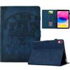 For iPad (2025)/10.9 (2022) Case Cats Imprinted PU Leather Card Slots Tablet Cover