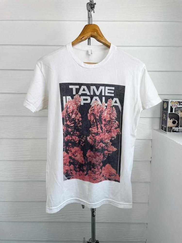 

Новая Винтажная Футболка TAME IMPALA Тур Белая унисекс S-234XL Футболка D1012 Унисекс Футболка L