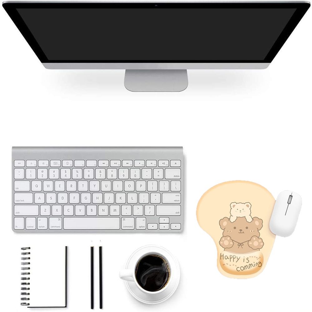 Non Slip Hand Support Mouse Mat Ergonomic Office Accessories Cartoon Wrist Rest Mousepad Office