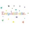 Every Child Is An Artist Wall Sticker English Proverbs Bedroom Art Mural Sticker