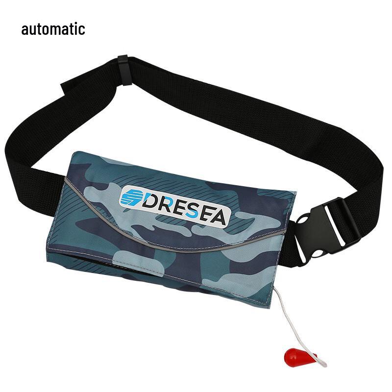 Adult Automatic Inflatable Life Vest Waist Bag Adult