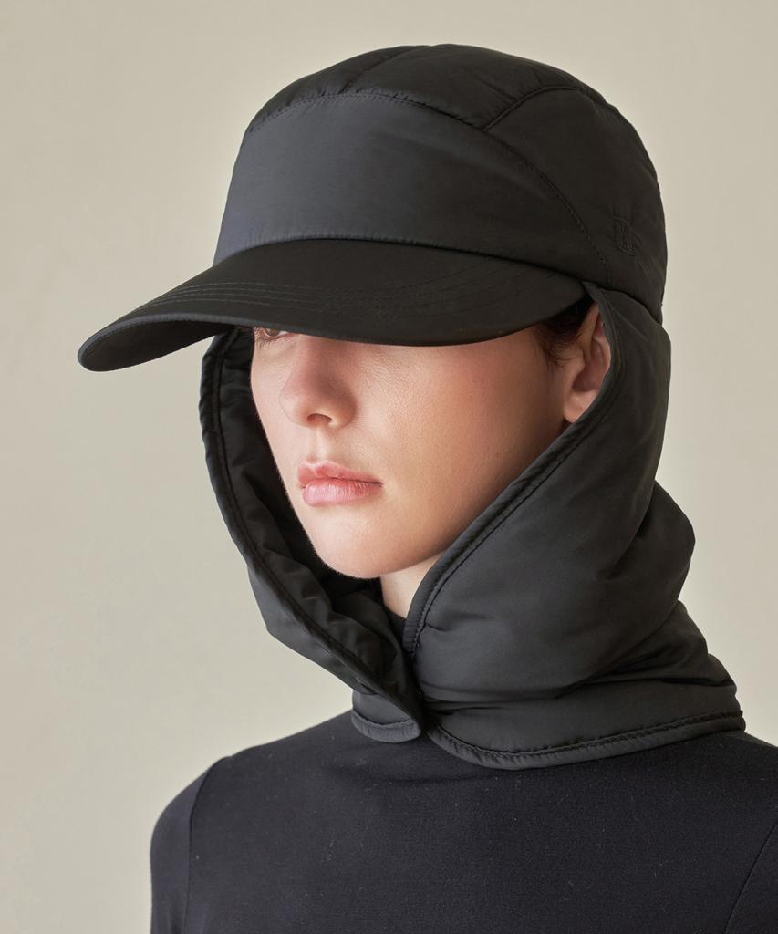 Bajal Va Square Windbreaker Cap Black