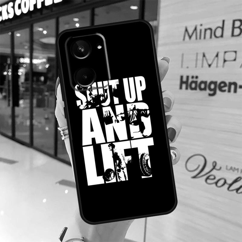 Bodybuilding Gym Fitness Quotes Case For Realme 15 Pro 12 11 13 14 Pro Plus GT6 GT7 C55 C51 C53 C25 C63 C61 C65 C67 C71 C75