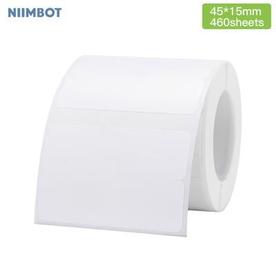 Niimbot White Blank Thermal Printing Paper Roll Barcode Price Size Name Label Paper Waterproof