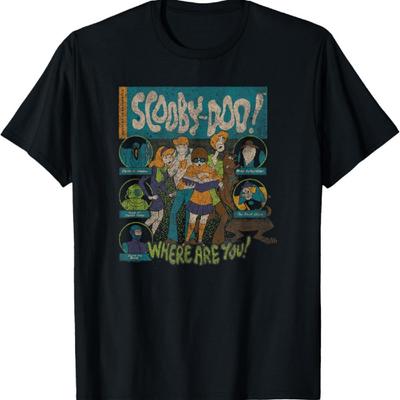 Scooby-Doo Where Are You! Group Shot Front Pose T-Shirt