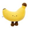 Süßes Bananen-Stofftier mit kurzem Flor Weicher Stoff Für Kinderzimmer-Dekoration
