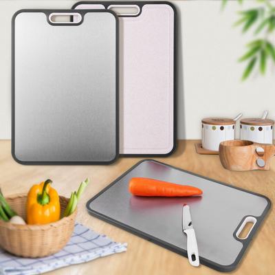 Dual-Sided Cutting Board Reusable Rounded Edge Cutting Board Thicken Large Meat Chopping Board Multi-Purpose Kitchenware