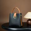 Real Leather Women's Bag Top Layer Cowhide Handbag Crossbody Fashionable Versatile Large Capacity Bucket 8855