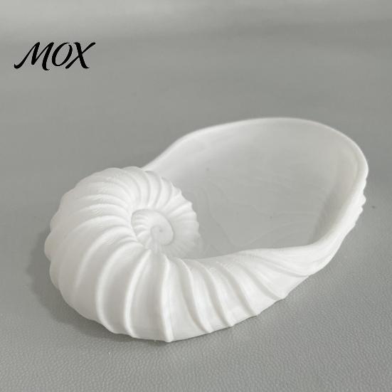 Bedroom Vanity Accessory Nautilus Storage Tray for Living Room Entryway, Ocean Theme Desktop Organizer Modern Home Decor Accents Jewelry Keys