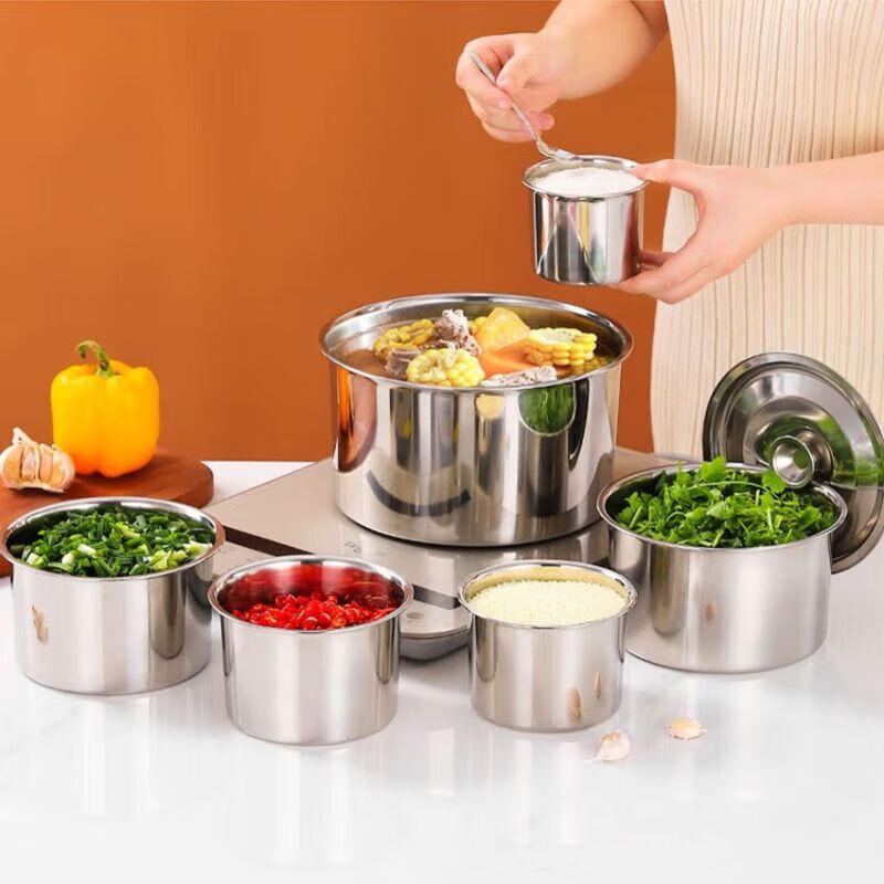 Chuangfa 10cm Stal nierdzewna Słoiczek na przyprawy