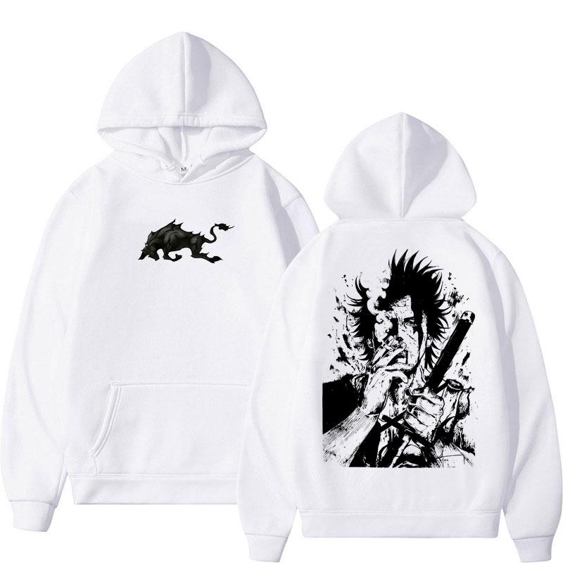 Japon Anime Black Clover Yami Sukehiro Sweats à capuche Harajuku Vintage Manga Sweatshirt Homme Polaire Lâche Décontracté Survêtement Streetwear