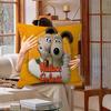 Kawaii WWallace und Gromit Anime Kissenbezug Zoll Bauernhaus Dekor Heim Überwurfskissenbezüge Für Sofadekorationen