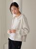 Polhaem Women'S) Cool Terry Crop Embroidered Zip-Up Hoodie_Phf2Tc2210