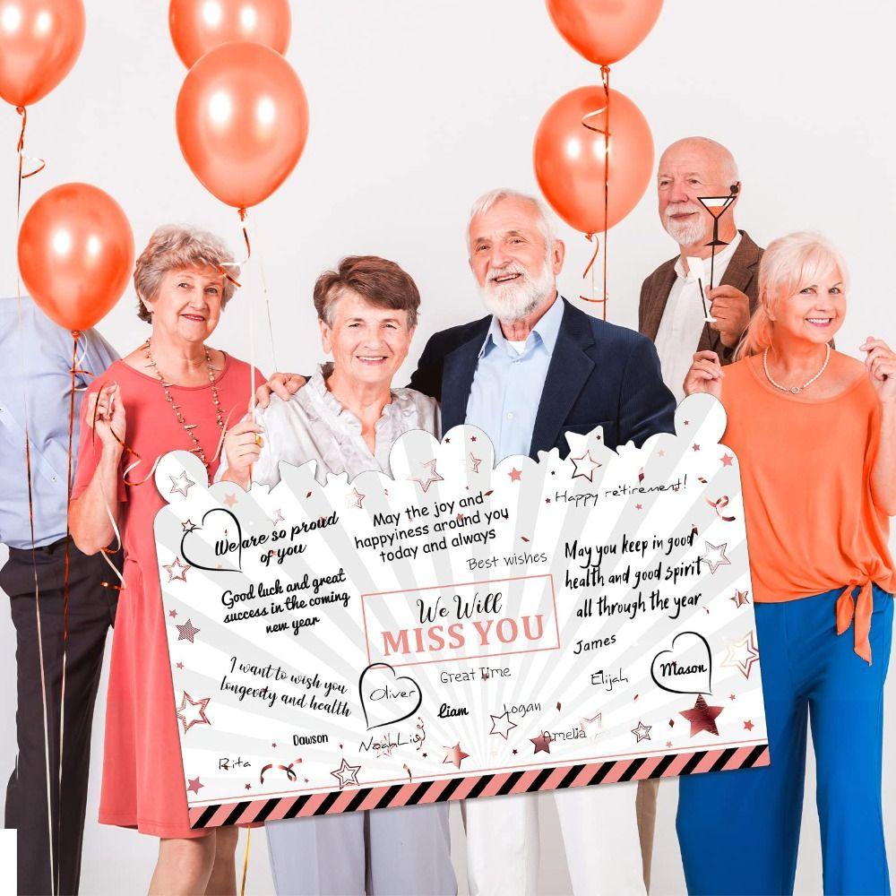 Versatile Extra Large Greeting Card Creative Giant Guest Book Jumbo Retirement Card  Retirement