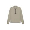Fear of God Essentials SS21 Mockneck Half Zip 'Moss' Men's FOG-SS21-581