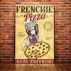 French Bulldog Coffee Club Dogs Metal Sign Funny Fries Tin Poster Home Decor Bar Wall Art Painting Dog Lover Poster xinch
