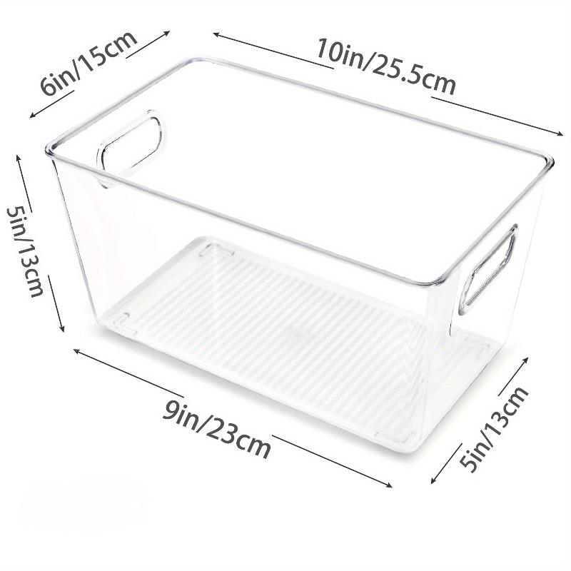

Jumbo Clear Plastic Storage Bins with Handles - Extra Large Pantry & Closet Organizers, Heavy-Duty for Under Sink & Cabinet