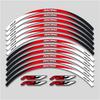 For Y&amaha for YZFR7 YZF R7 2022 2023 Motorcycle Sticker Wheel Reflective Stripe Rim Tire Waterproof Decorative Decals Set Rim Tape Decal(1 Style A