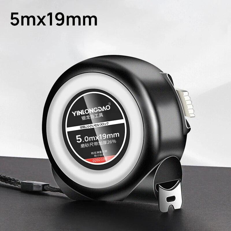 Mini Meter Ruler Measuring 5M Stainless Steel Self Locking High Precision Measuring Rule Tool Steel Tape Measure