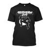 1pc Men'S Punk  Graphic Tee 100% Cotton Crew Neck T-Shirt with Slight Stretch Casual Summer Knit Fabric